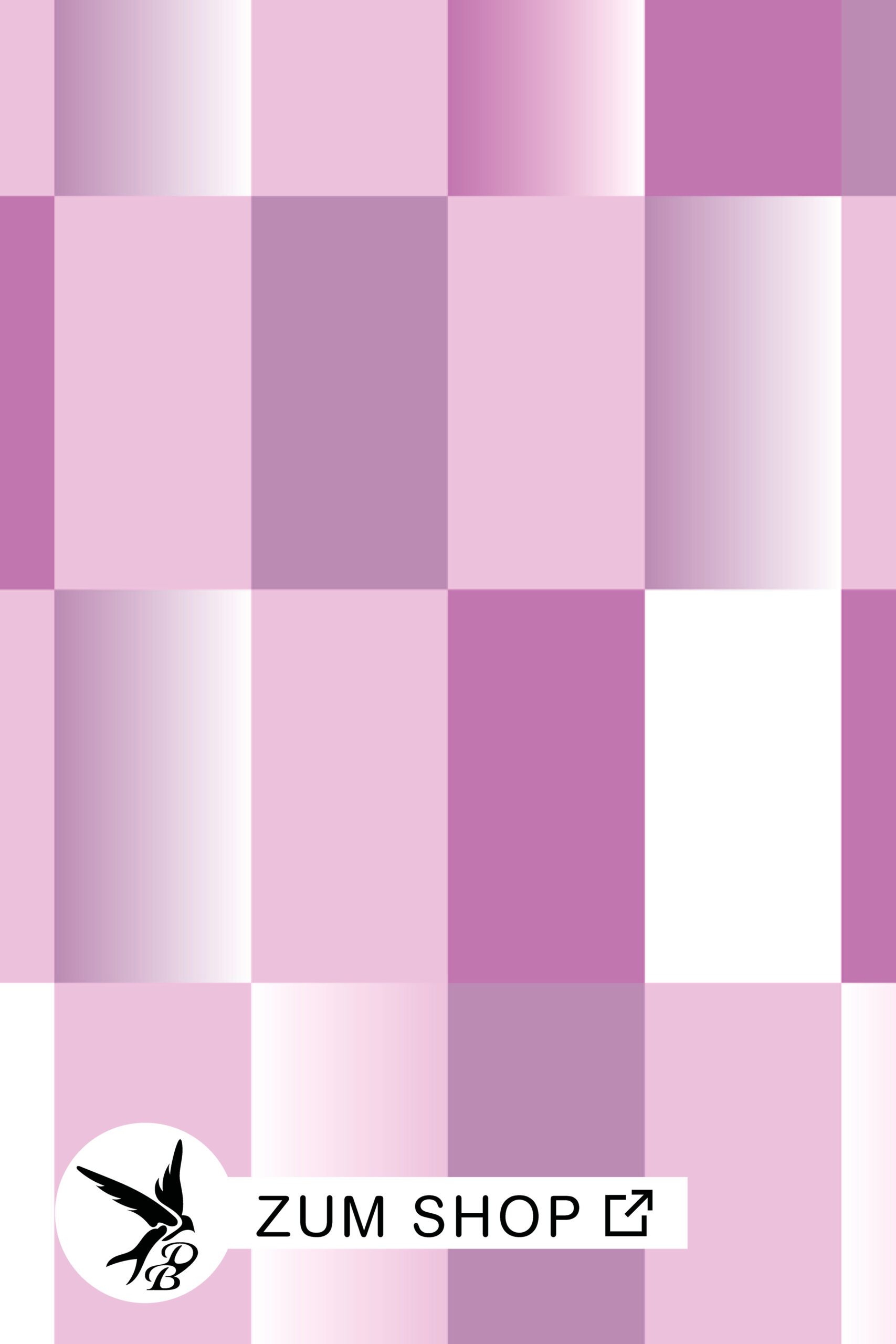 Prism-Glow-Stoffkollektion-Karo-Pink-Daniela-Bonn Stoffdesign mit pinken Karos in Pastellfarben mit Farbverlauf